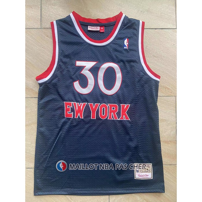 Maillot New York Knicks Bernard King NO 30 Mitchell & Ness 1982-83 Bleu
